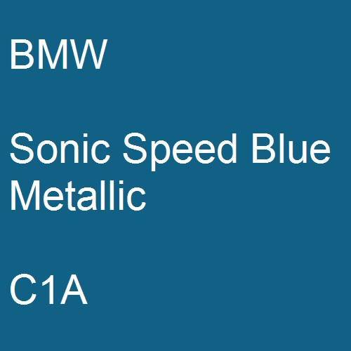 BMW, Sonic Speed Blue Metallic, C1A.